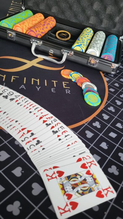 IP mallette de poker avec jeu et jeton